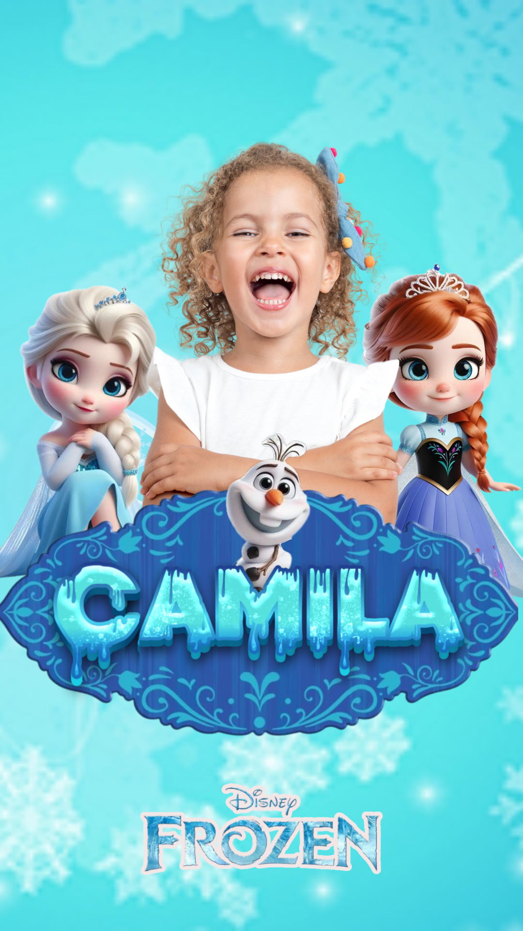 Frozen ❄️✨ ¡La magia del invierno llegó en forma de invitación! ✨❄