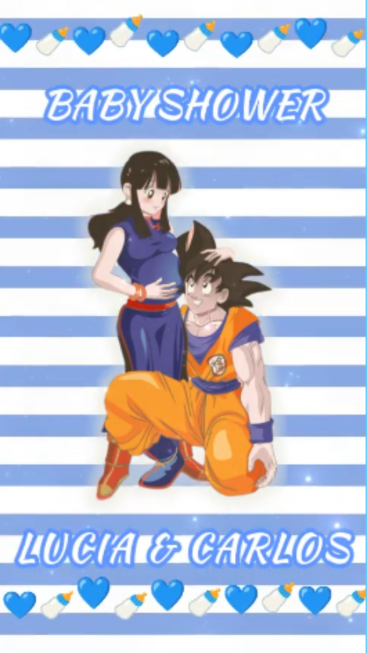 🍼⚡ ¡Un pequeño guerrero está en camino! Baby Shower Goku⚡🍼